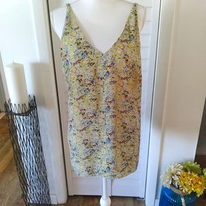 CAbi floral tank with adjustable straps.  Sz. L